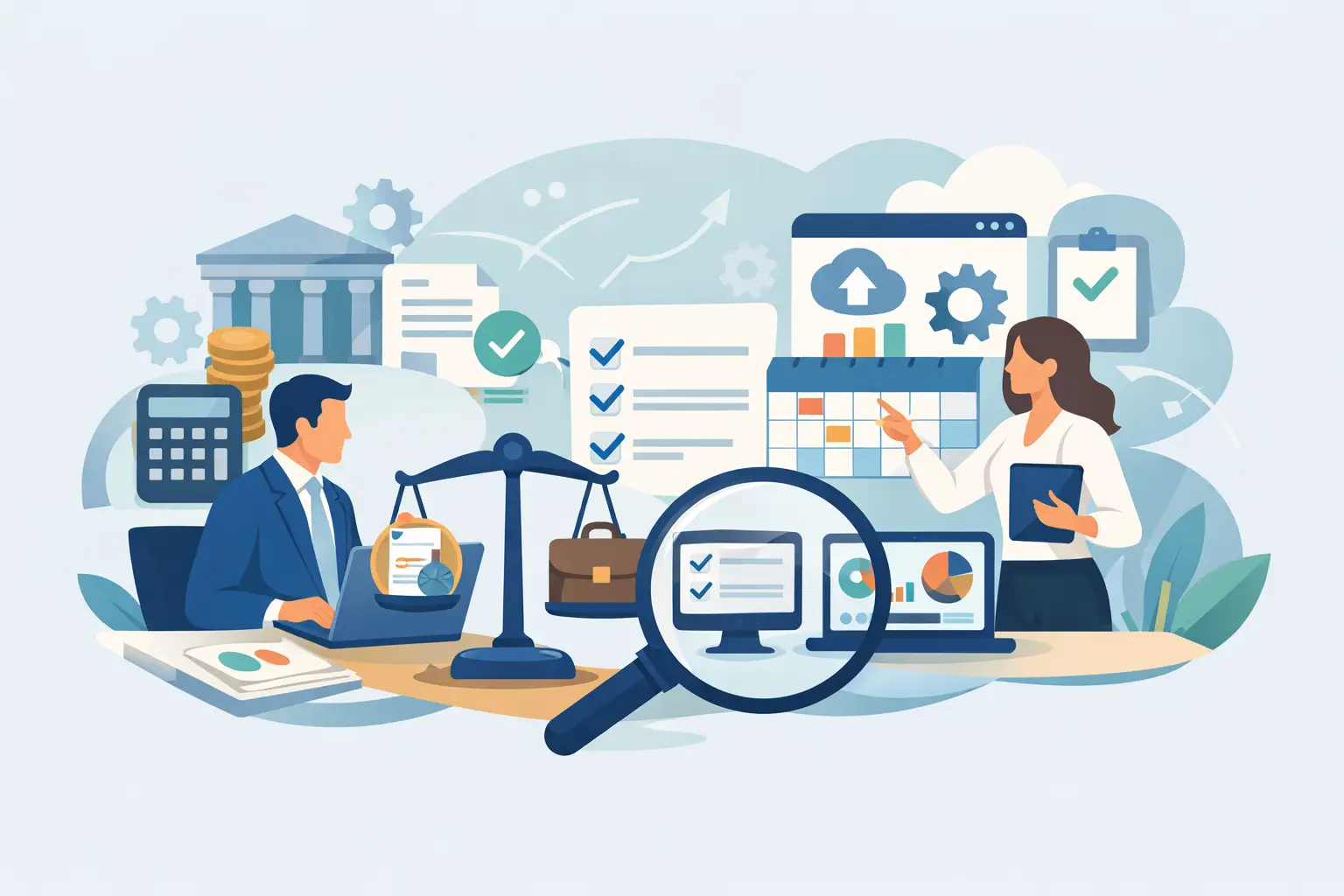 Aufgabenplanung mit einer Steuerkanzlei-Software